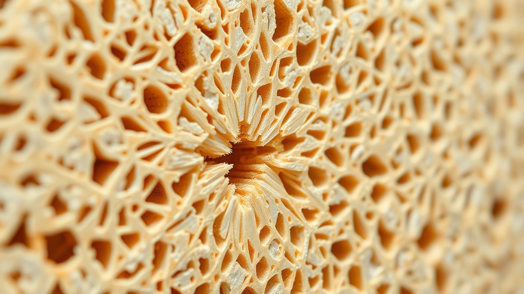 HDF 코어의 미세 구조와 압축 과정을 보여주는 단면 이미지